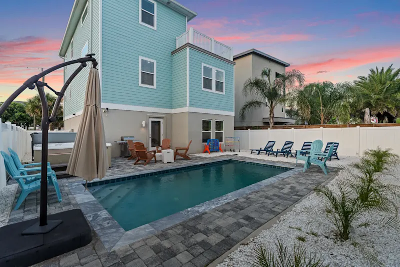 The Salty Blue | Pool | Walk to Beach vacation rental in St. Augustine, Florida