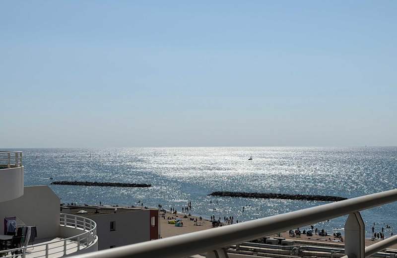 Appartement en front de mer a Valras Plage avec vue mer et parking prive – Valras-Plage