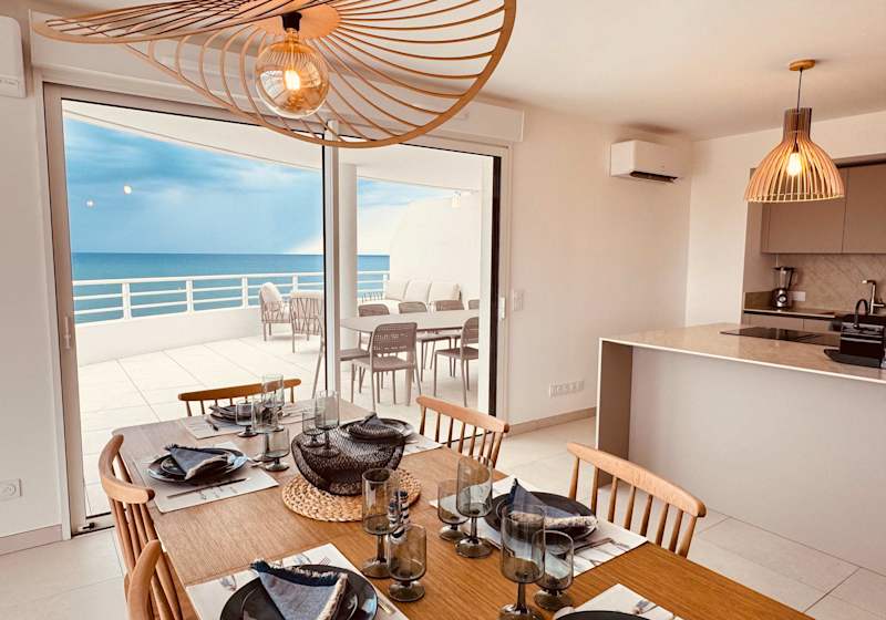 Archipel Panarea 8e étage – Vue mer & Spa privé – Valras-Plage