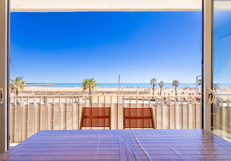 Appartement Panoramique Vue Mer au Cœur de Valras – Valras-Plage