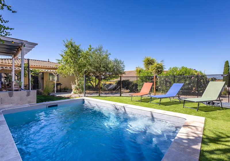 Villa Isis – Piscine & Élégance en anglais – Portiragnes