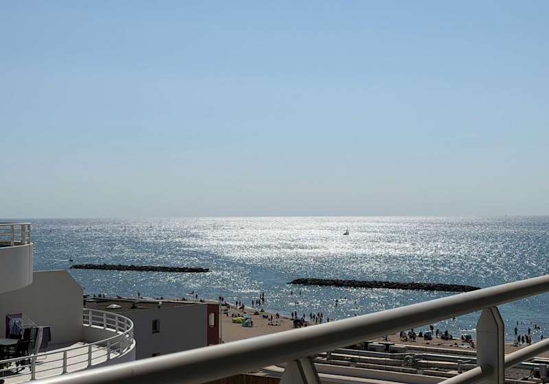 Appartement en front de mer a Valras Plage avec vue mer et parking prive – Valras-Plage