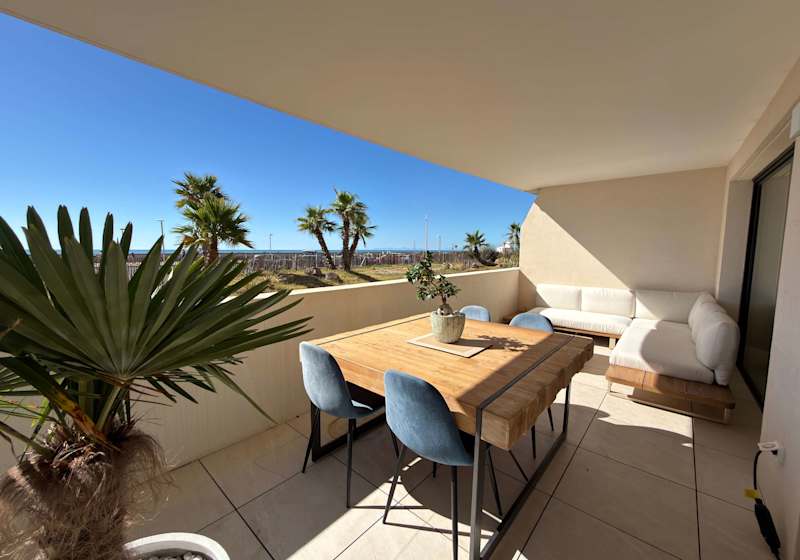 Appartement en front de mer a Valras Plage avec jacuzzi et vue panoramique – Valras-Plage