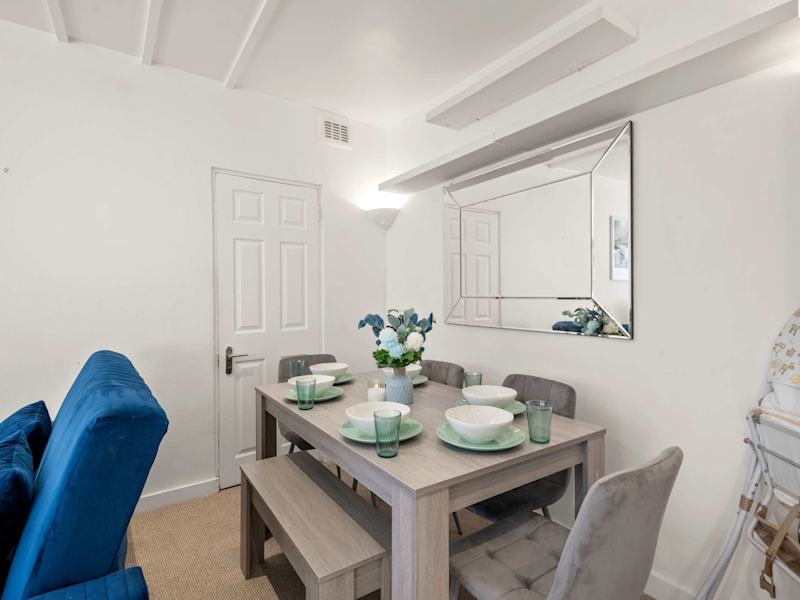 The dining table in our Kensal Green house