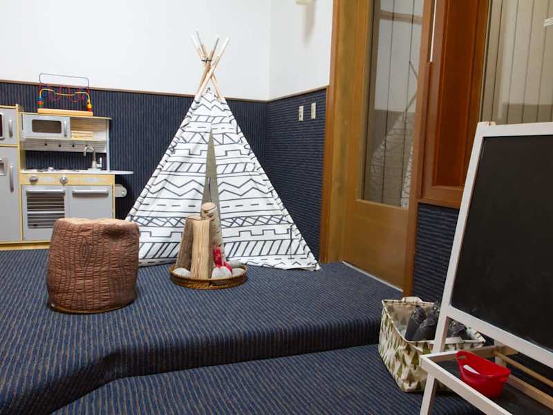 Children's playroom at Rec Buidling