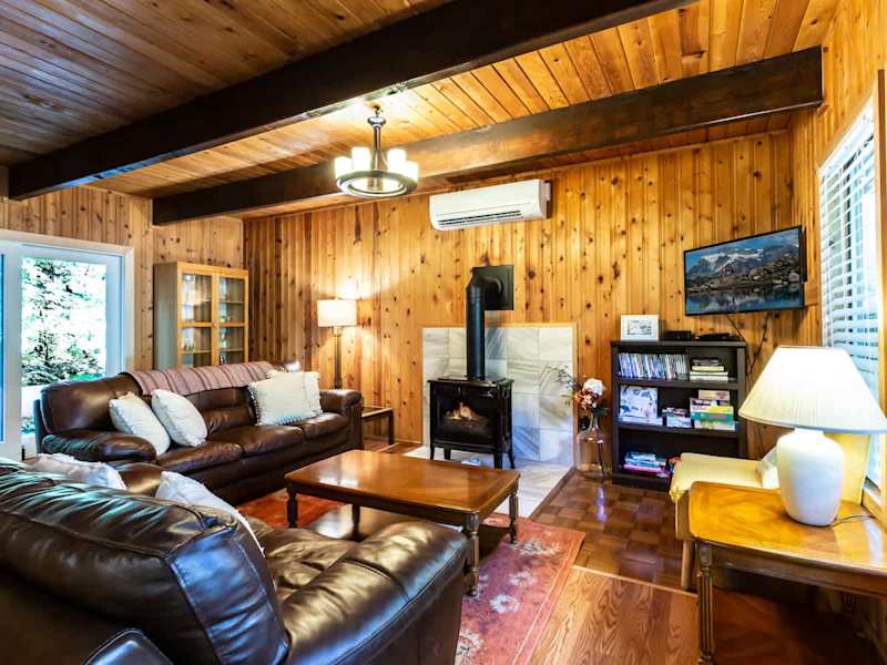 Living Room With New Back Door 