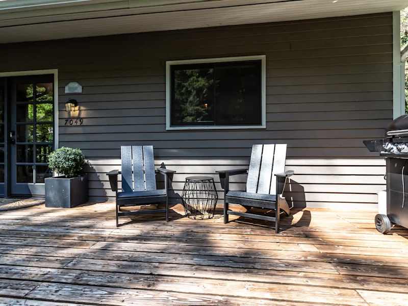 Front Porch with Seating & BBQ