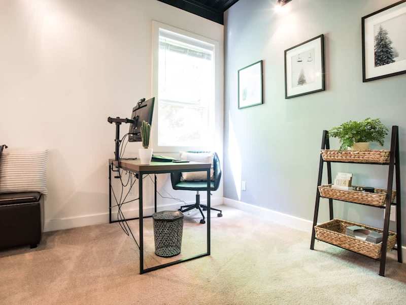 Office in Lower bedroom w/Monitor