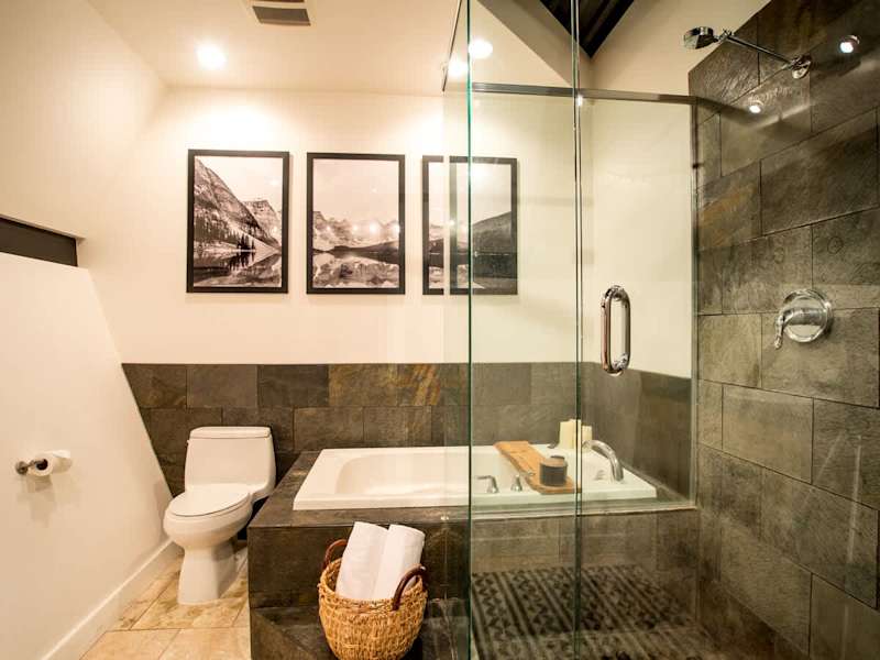 Main Bath w/ Glass Shower