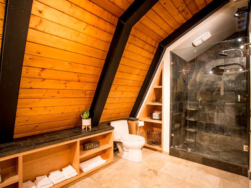 Primary Bathroom custom tile shower