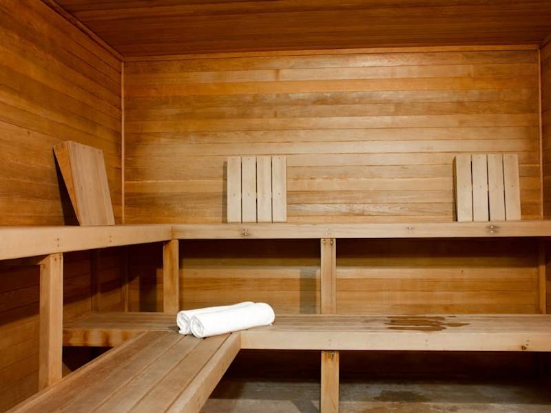 Sauna at Clubhouse