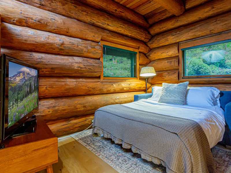 Queen Sleeper Sofa in TV Room