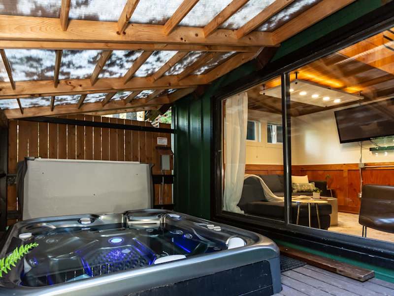 Covered Hot Tub