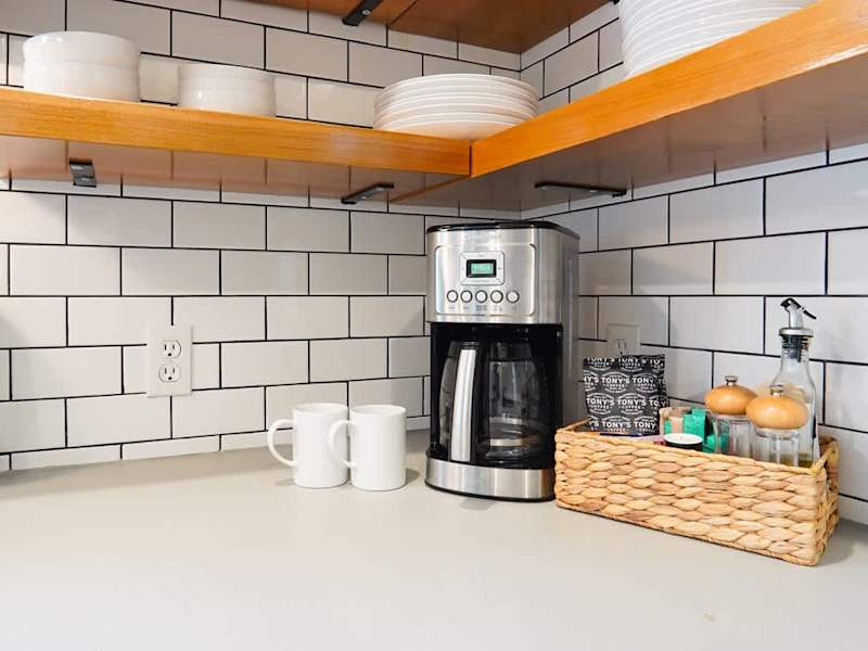 start your day off right with local tea and coffee provided. 