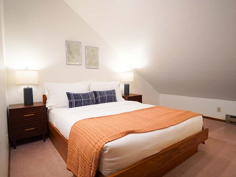 Queen bedroom on the first floor