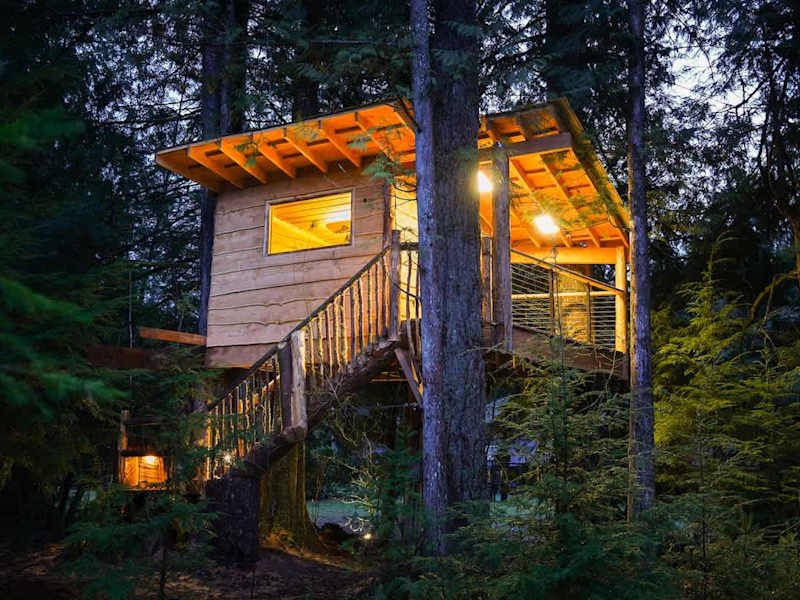 Treehouse sauna