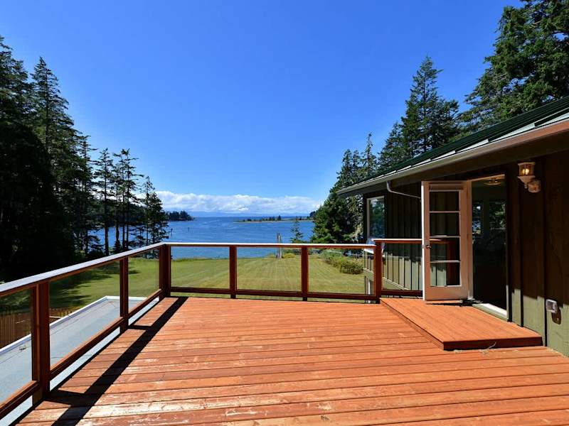 Private patio with unobstructed ocean views.