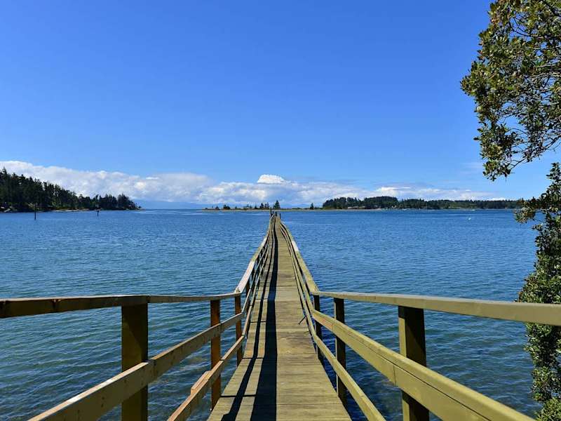 Private dock with deep water moorage.
