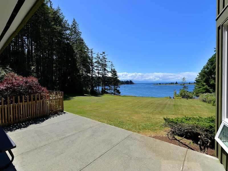 Private patio with unobstructed ocean views.