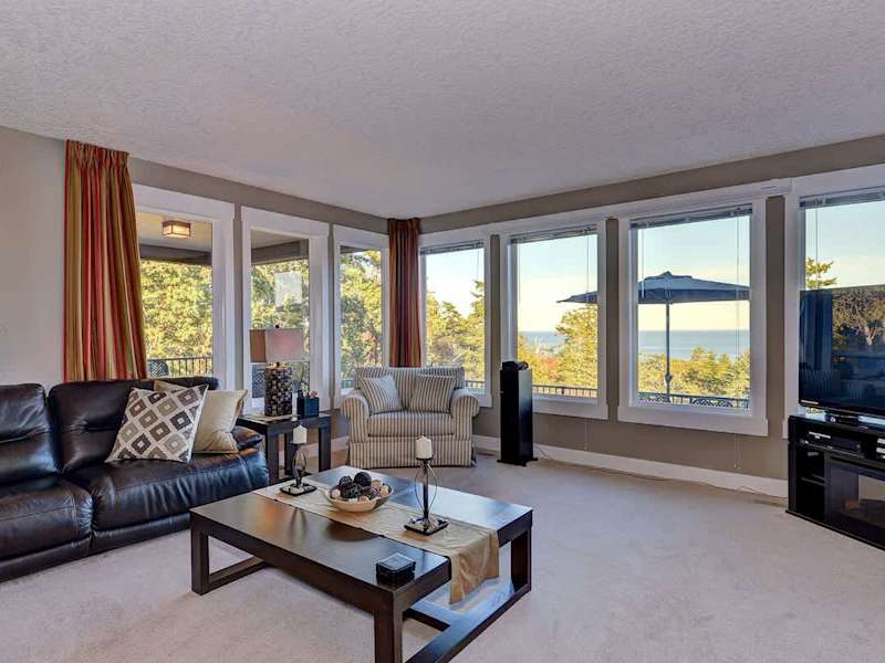 Formal living room with gorgeous views.