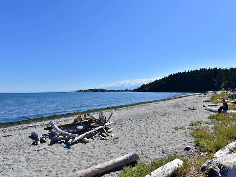 Local sandy beach, Weirs Beach, just a few minutes walk from the house. 