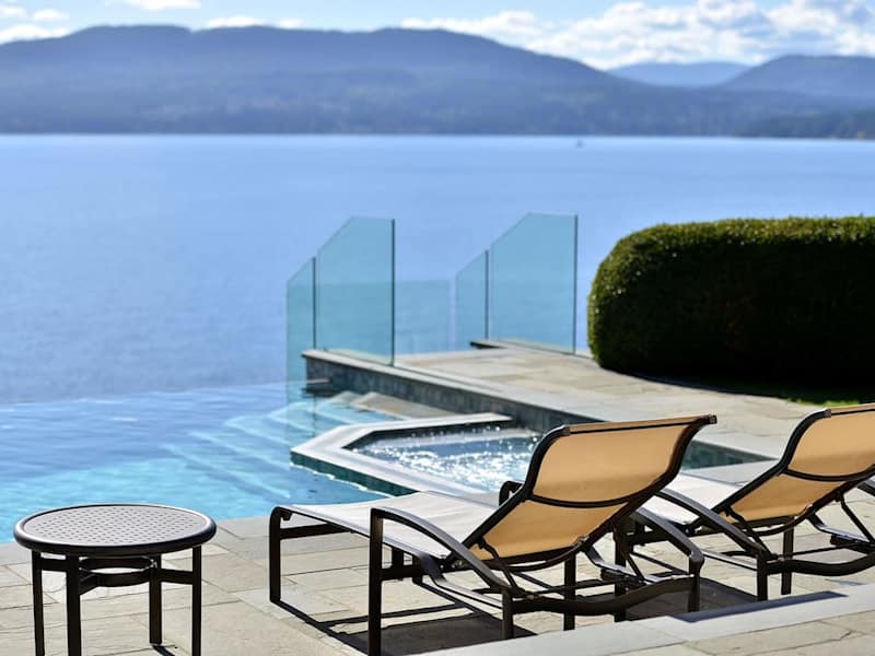 Relax in resort style private living. 