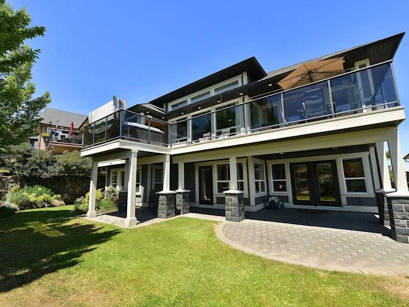 Back of house and yard. 