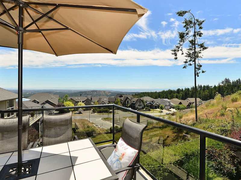 Upper Main Level Deck Space with Views. 