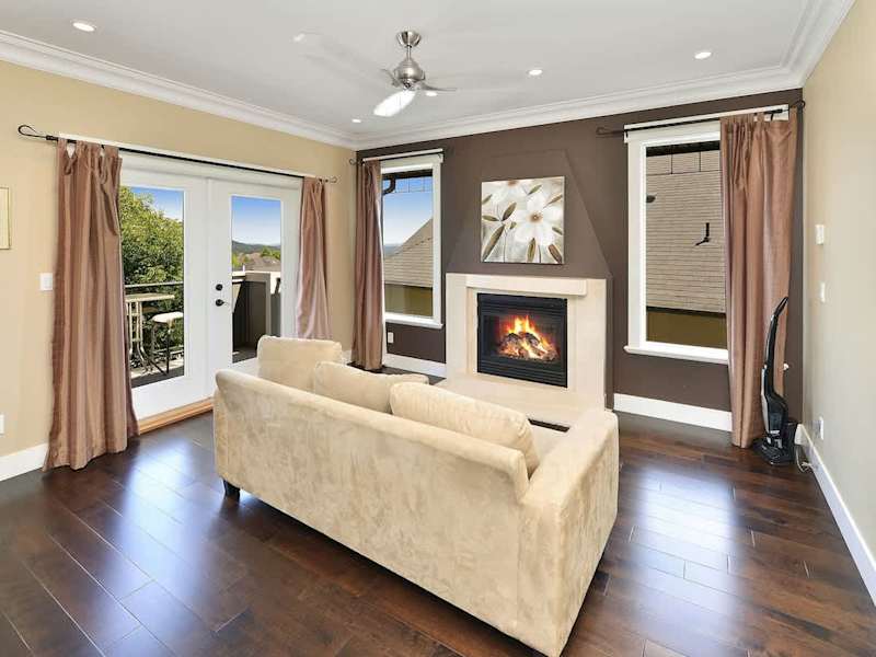 Upper main floor 2nd living room. 
