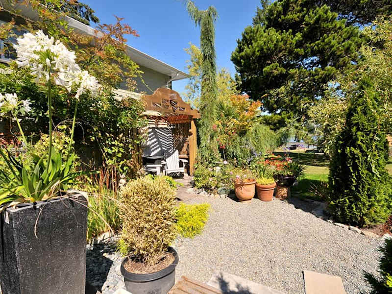 Heron View Cottage garden.