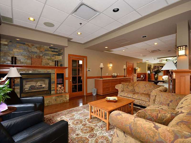 Spacious main floor foyer