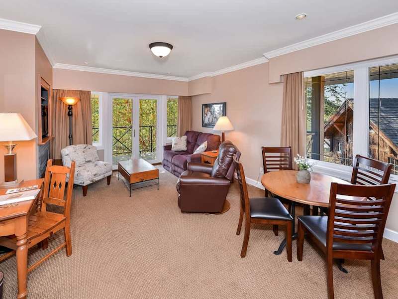 Spacious open plan living.