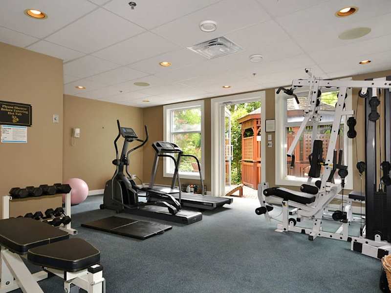 Communal 24-hour fitness centre