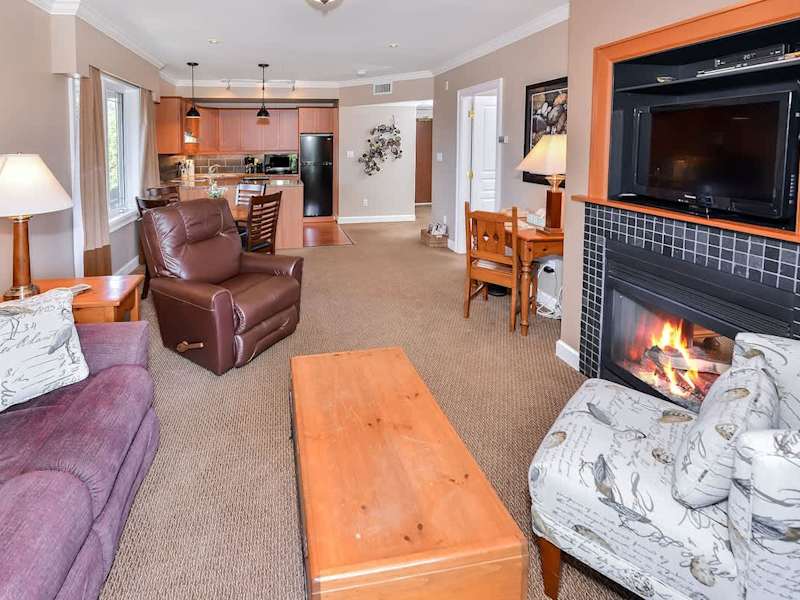 Spacious open plan living.