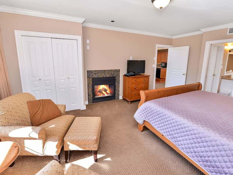 Spacious master bedroom.