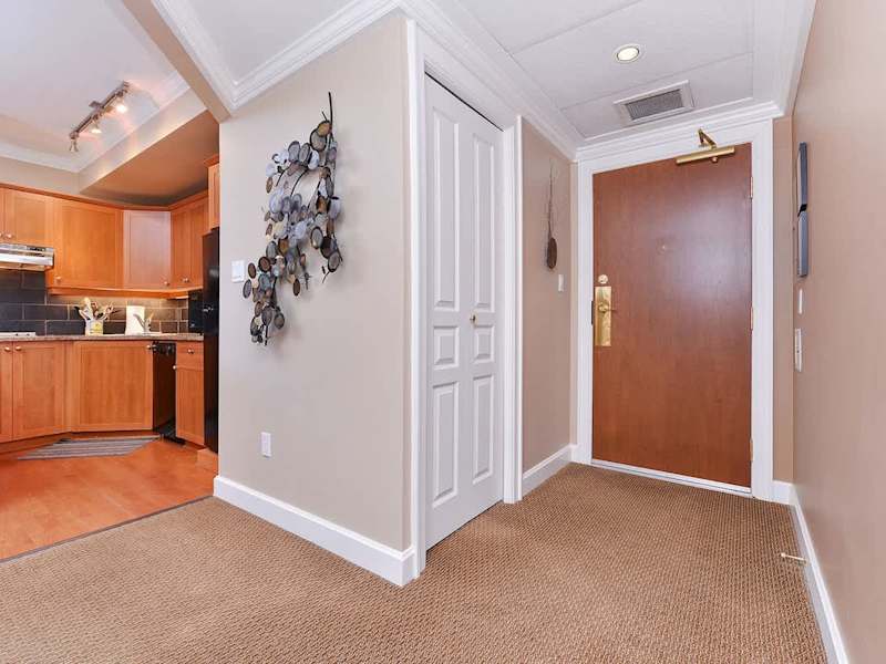 Main entrance foyer in suite. 