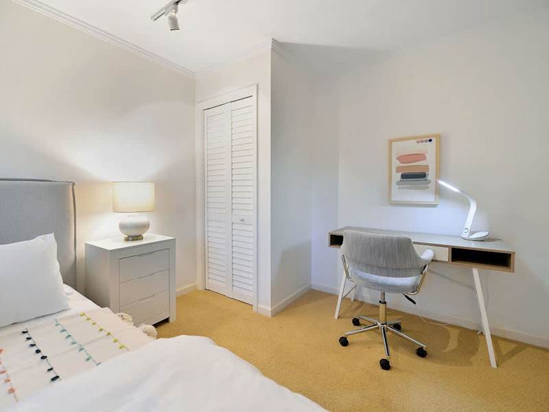 Fourth bedroom with queen bed.