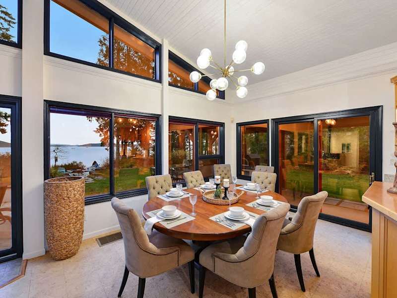 Gorgeous Dining Room with Amazing Views.