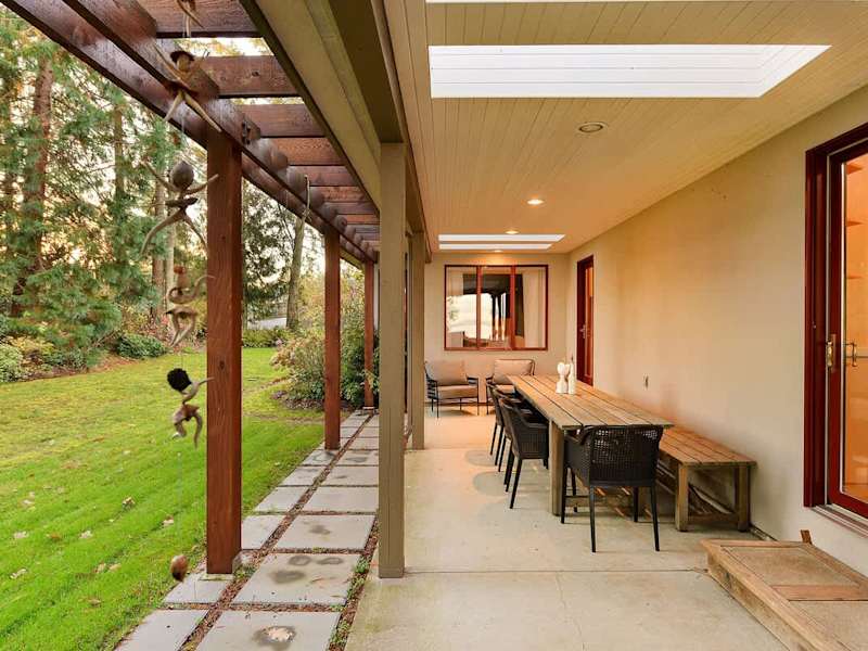Covered outdoor living spaces for all weather. 
