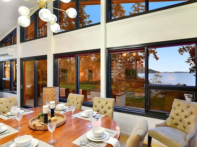 Gorgeous Dining Room with Amazing Views.