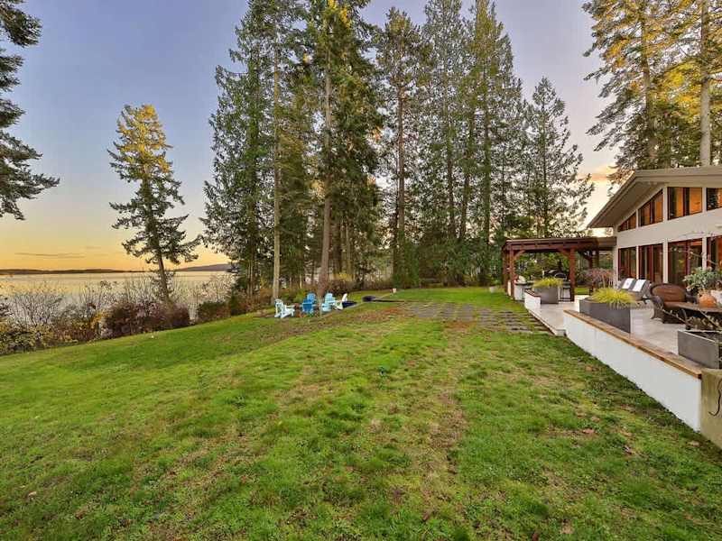 Amazing outdoor living spaces. This image is from the winter, imagine spring, summer, and fall.