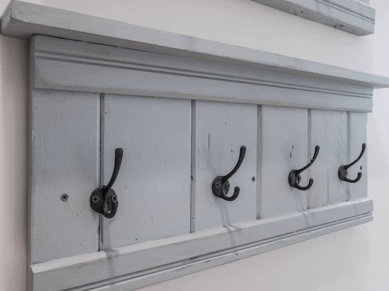 Main entrance hangers. 