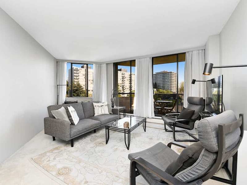 Well appointed living room space.