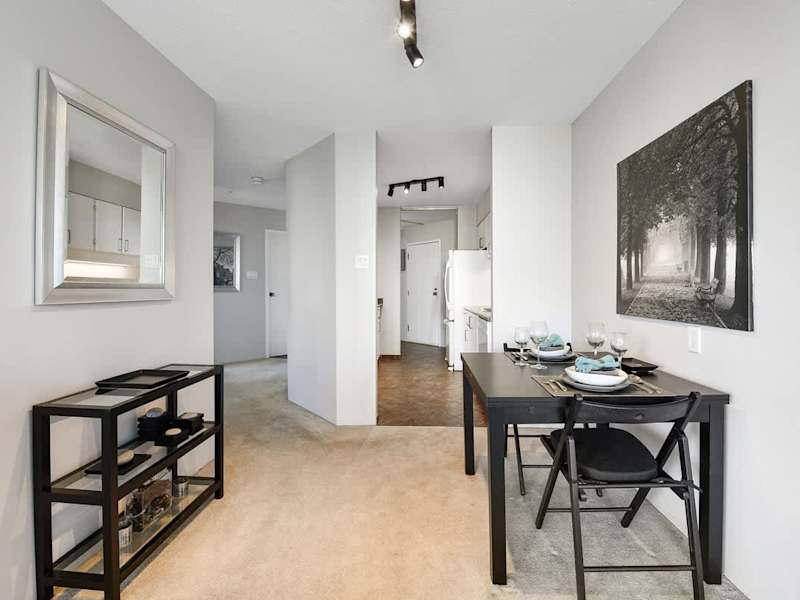 Modern dining space for 2.