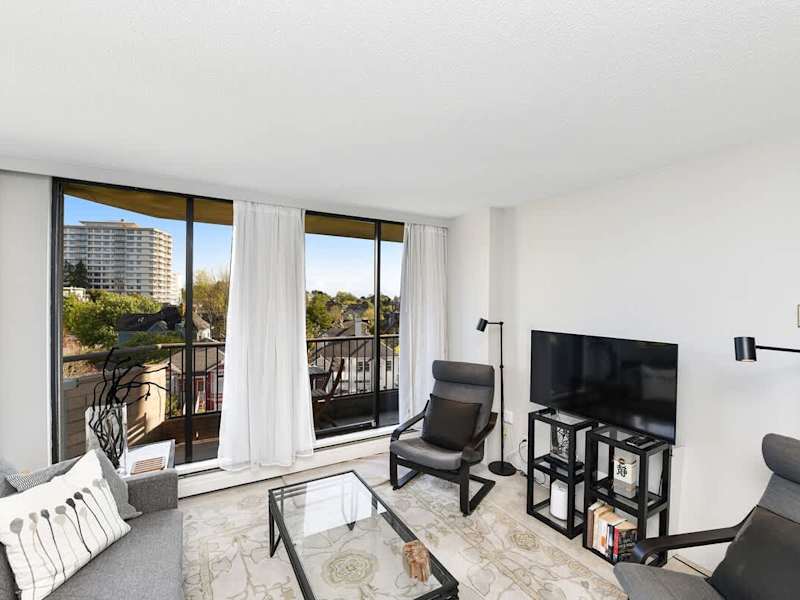 Well appointed living room space.