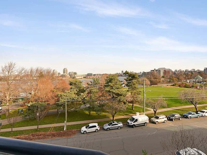 Parks views from balcony. 