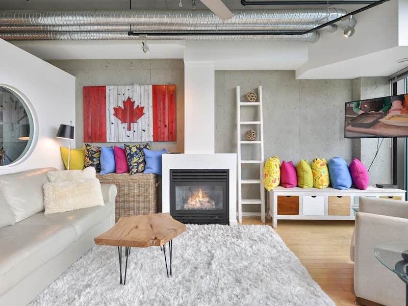 Well appointed and comfortable living room.