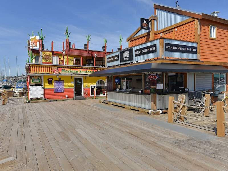 Just steps away from Fisherman's Wharf. 