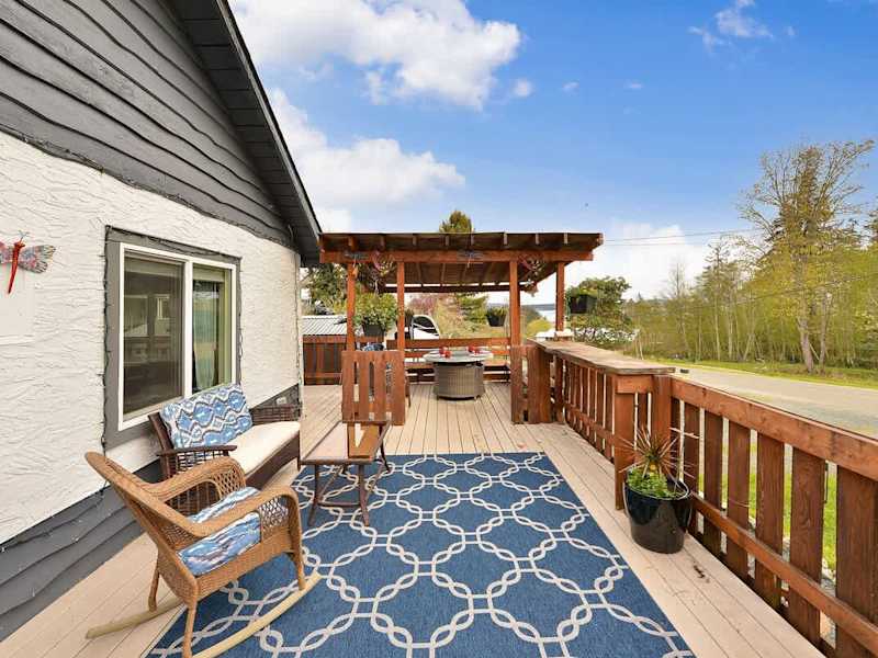 Lots of outdoor deck space to enjoy.