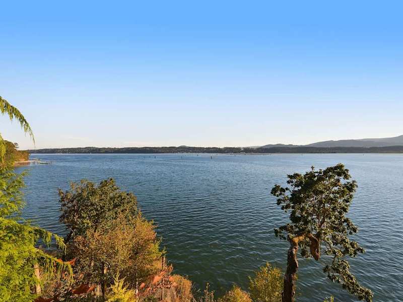 Bay views from the property.